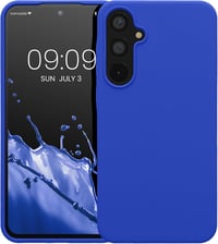 kwmobile Samsung Galaxy A55 5G szilikon tok, vezeték nélküli töltéssel - Baltic Blue 5