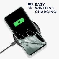 kwmobile TPU obal na Samsung Galaxy S10 – kompatibilný s bezdrôtovým nabíjaním, flexibilný silikónový ochranný kryt, mentolový 5