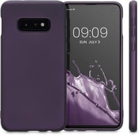kwmobile Samsung Galaxy S10e szilikon tok - metál bordó 5