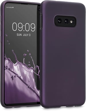 kwmobile silikonska maskica za Samsung Galaxy S10e - metalik bordo