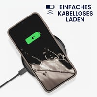 Obal na Samsung Galaxy S23 kwmobile z TPU – Pružný ochranný kryt s podporou bezdrôtového nabíjania, pogumovaný povrch, farba: taupe 5