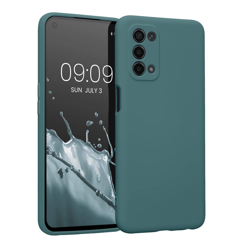 Silikónový kryt kwmobile Slim Case pre Oppo A74 (5G) / A54 (5G) – farba Arctic Night, tenký ochranný obal na mobilný telefón