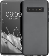 kwmobile Samsung Galaxy S10 szilikon tok - fémes szürke 7