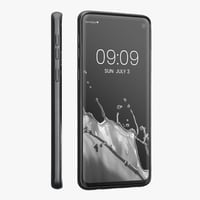 kwmobile Samsung Galaxy S10 szilikon tok - fémes szürke 4