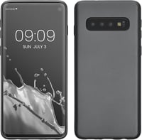 kwmobile Samsung Galaxy S10 szilikon tok - fémes szürke 1