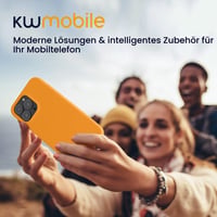 Silikónový kryt kwmobile na Apple iPhone 14 Pro Max – Tenké mäkké puzdro na telefón s bezdrôtovým nabíjaním – Ovocná oranžová 9
