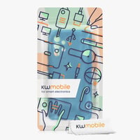 Silikónový kryt kwmobile na Samsung Galaxy A52 / A52 5G / A52s 5G, podpora bezdrôtového nabíjania, jemný povrch, Blue Reef 7