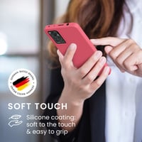 Silikónový kryt kwmobile pre Xiaomi Redmi Note 11 Pro / Note 11 Pro 5G / Note 12 Pro 4G – flexibilný ochranný kryt z TPU – neónová koralová 4