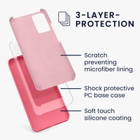 Silikónový kryt kwmobile pre Xiaomi Redmi Note 11 Pro / Note 11 Pro 5G / Note 12 Pro 4G – flexibilný ochranný kryt z TPU – neónová koralová 2