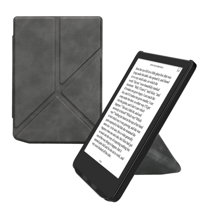 Puzdro kwmobile pre elektronickú čítačku Pocketbook Verse / Verse Lite / Verse Pro / Color / Vivlio Light / Light HD – Magnetické flipové puzdro z umelej kože, so stojanom, funkcia auto sleep/wake