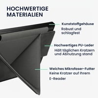 Puzdro kwmobile pre elektronickú čítačku Pocketbook Verse / Verse Lite / Verse Pro / Color / Vivlio Light / Light HD – Magnetické flipové puzdro z umelej kože, so stojanom, funkcia auto sleep/wake 6