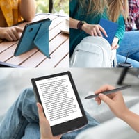 Puzdro kwmobile pre elektronickú čítačku Pocketbook Verse / Verse Lite / Verse Pro / Color / Vivlio Light / Light HD – Magnetické flipové puzdro z umelej kože, so stojanom, funkcia auto sleep/wake 5