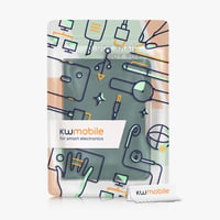 Puzdro kwmobile na Tolino Vision 1/2/3/4 HD – Plstený ochranný kryt na čítačku e-kníh – Petrolejovo modrá 7