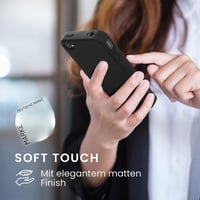 Silikónový kryt kwmobile TPU pre Apple iPhone 4 / 4S - Flexibilné ochranné puzdro odolné voči nárazom - čierne 5