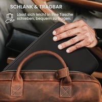 Husă universală din neopren kwmobile pentru tabletă de 12,4"-12,9" - Husă de protecție - Negru 5