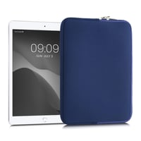 Husă universală tabletă kwmobile pentru tablete de 9,7"-11" - Husă de protecție din neopren, culoare albastru închis 8