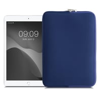 Husă universală tabletă kwmobile pentru tablete de 9,7"-11" - Husă de protecție din neopren, culoare albastru închis 1