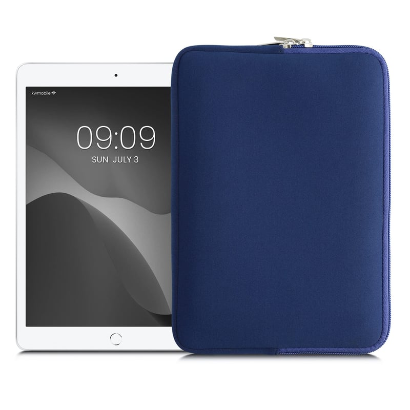 Husă universală tabletă kwmobile pentru tablete de 9,7"-11" - Husă de protecție din neopren, culoare albastru închis