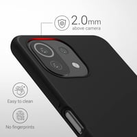 kwmobile Silikónový TPU kryt pre Xiaomi 11 Lite (5G) NE / Mi 11 Lite (5G) – Nárazuvzdorný ochranný obal s podporou bezdrôtového nabíjania – Čierny 3