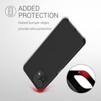 kwmobile Silikónový TPU kryt pre Xiaomi 11 Lite (5G) NE / Mi 11 Lite (5G) – Nárazuvzdorný ochranný obal s podporou bezdrôtového nabíjania – Čierny 5