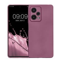 Silikónový kryt kwmobile na Xiaomi Redmi Note 12 Pro 5G - Metalicky lesklý ochranný obal - Metalická levanduľová 8