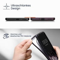 Silikónový kryt kwmobile na Xiaomi Redmi Note 12 Pro 5G - Metalicky lesklý ochranný obal - Metalická levanduľová 2