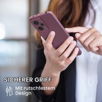 Silikónový kryt kwmobile na Xiaomi Redmi Note 12 Pro 5G - Metalicky lesklý ochranný obal - Metalická levanduľová 4