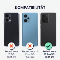 Silikónový kryt kwmobile na Xiaomi Redmi Note 12 Pro 5G - Metalicky lesklý ochranný obal - Metalická levanduľová 6