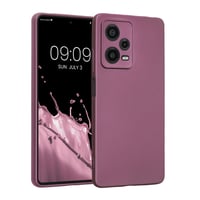 Silikónový kryt kwmobile na Xiaomi Redmi Note 12 Pro 5G - Metalicky lesklý ochranný obal - Metalická levanduľová 1