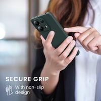 Silikónové puzdro kwmobile na Xiaomi Redmi Note 13 4G – Mäkký TPU ochranný kryt – Kovovomodrý trblietavý povrch 4