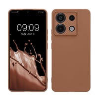 Husă din silicon kwmobile pentru Xiaomi Redmi Note 13 Pro 5G / Poco X6 5G - Protecție moale - Maro Mocca 1