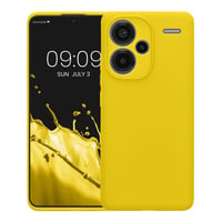Silikónový kryt kwmobile na Xiaomi Redmi Note 13 Pro+ 5G – Mäkký ochranný obal na Xiaomi Redmi Note 13 Pro Plus 5G – Žiarivo žltý 5