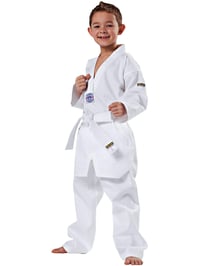 Costum de Taekwondo Kwon Song pentru copii și adulți – Alb, 180 cm – Uniformă unisex pentru arte marțiale 4