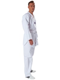 Costum de Taekwondo Kwon Song pentru copii și adulți – Alb, 180 cm – Uniformă unisex pentru arte marțiale 2