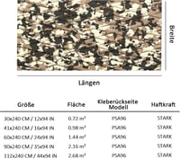 KXKZREN Öntapadós EVA Teak Hajó Padlóburkolat Csúszásmentes Hajómatte 240x90cm 7