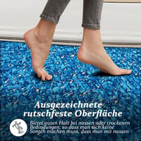 KXKZREN Öntapadós EVA Teak Hajó Padlóburkolat Csúszásmentes Hajómatte 240x90cm 6