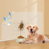 KXVXXV Elektrostatikus Falvédő Fólia 40x300cm Öntapadós Átlátszó Falpanel 1