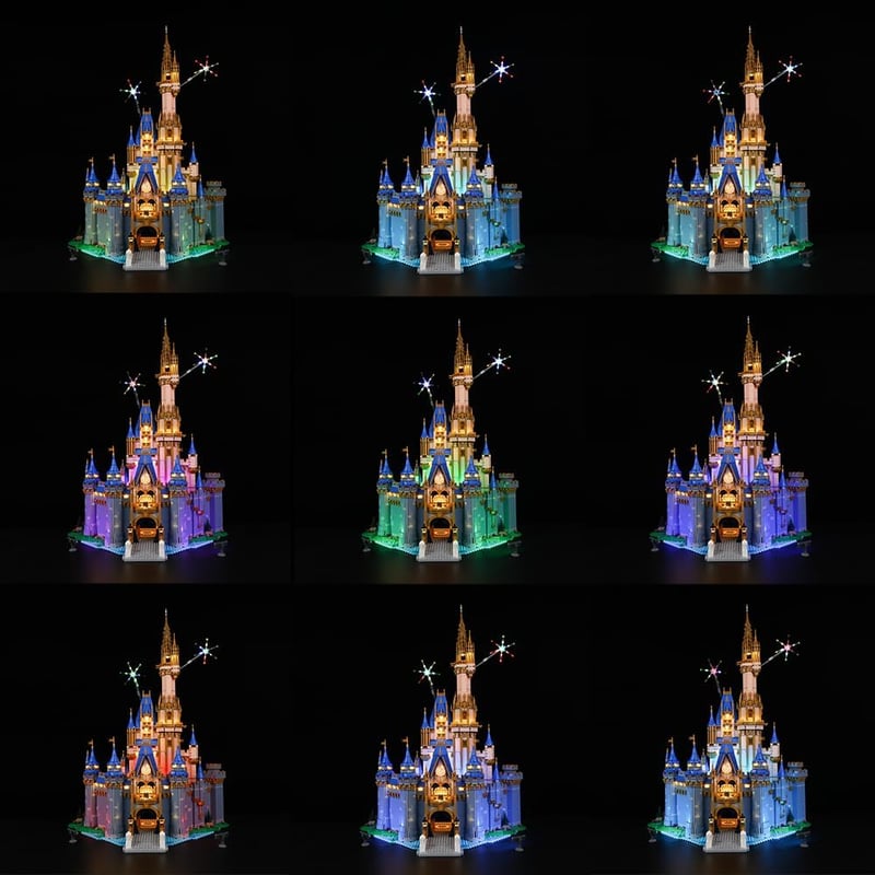 Kyglaring LED világítás Lego Castle 43222 építőkészlethez