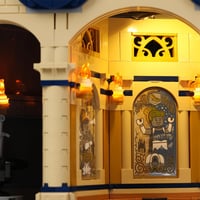 Kyglaring LED világítás Lego Castle 43222 építőkészlethez 8