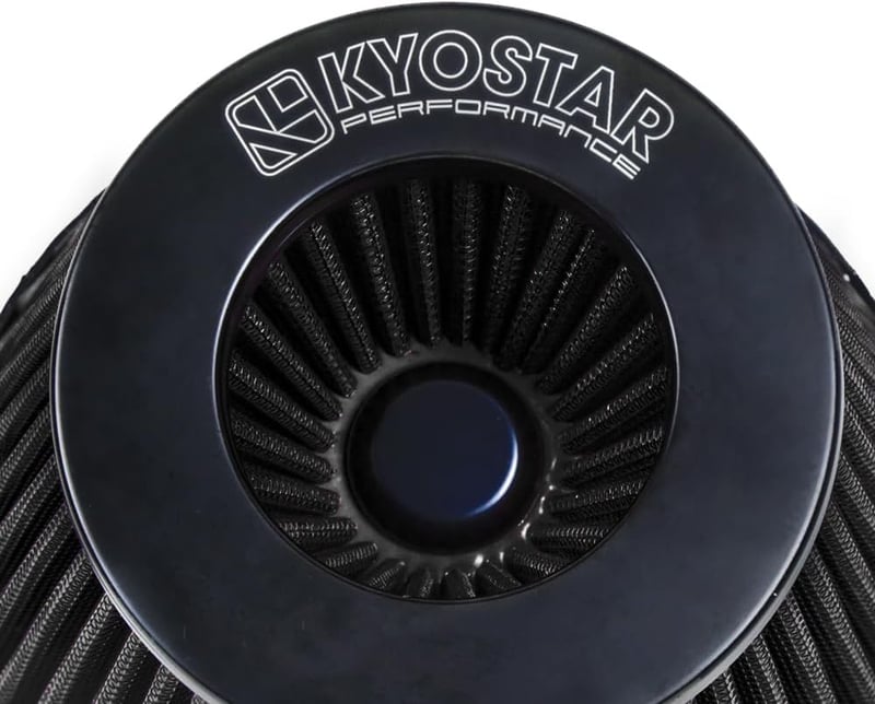 Kyostar 152mm Hideglevegő Szűrő Fekete Univerzális Légbeszívás Csere