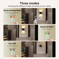 KYOTECH 12W LED fali lámpa mozgásérzékelővel IP65 meleg fehér kültéri 4