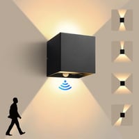 KYOTECH 12W LED fali lámpa mozgásérzékelővel IP65 meleg fehér kültéri 1