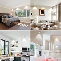 KYOTECH GX53 LED felületre szerelhető spotlámpa 6W 4000K - matt fehér - Ø95x55 mm 5