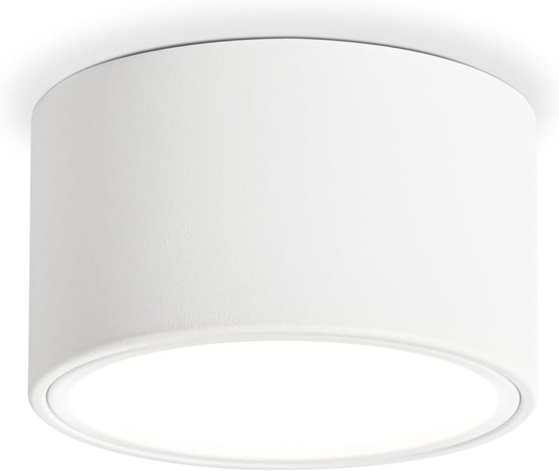 KYOTECH GX53 LED felületre szerelhető spotlámpa 6W 4000K - matt fehér - Ø95x55 mm