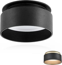 KYOTECH Indirekt Mennyezeti Spotlámpa LED 5W Meleg Fehér 3000K 400LM Fekete 1