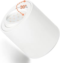KYOTECH LED Beépíthető Mennyezeti Lámpa Forgatható 80mm Meleg Fehér 3000K 4