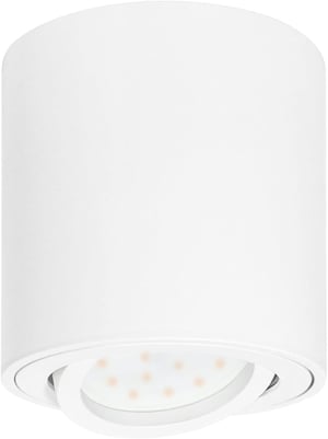 Plafonieră LED încastrabilă KYOTECH, orientabilă, 80 mm, alb cald 3000K