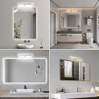 KYOTECH LED fürdőszobai tükör lámpa 10W dimmelhető távirányítóval IP44 9