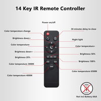 KYOTECH LED fürdőszobai tükör lámpa 10W dimmelhető távirányítóval IP44 5