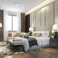 Plafonieră LED KYOTECH cu 4 spoturi GU10 rotative și reglabile, alb mat, fără becuri, pentru dormitor și sufragerie 7